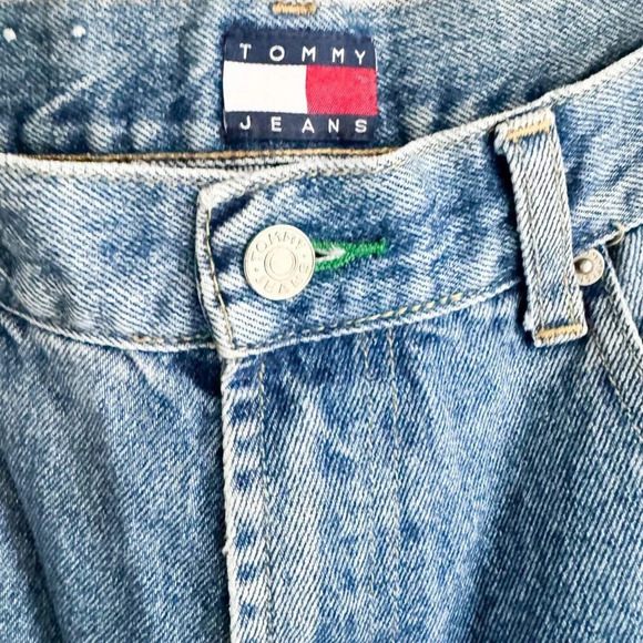 Vintage Tommy Hilfiger Patch + Side Detail Relaex Fit Jeans 33/34 - Picture 6 of 7